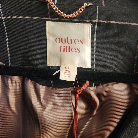 autres filles- plaid blazer - Picture 5 of 6